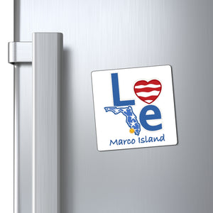 Love Marco Island Florida Magnets (.210718)