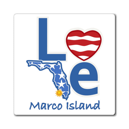 Love Marco Island Florida Magnets (.210718)