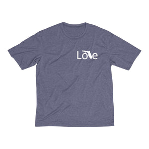 Love Orlando Island Florida Men's Heather Dri-Fit Tee