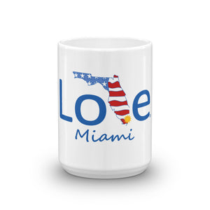 Love Miami, Florida, and the USA coffee mug