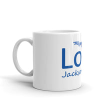 Load image into Gallery viewer, Love Jacksonville, Florida, and the USA coffee mug