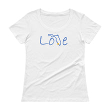 Load image into Gallery viewer, Ladies&#39; Script Love Florida Scoopneck T-Shirt