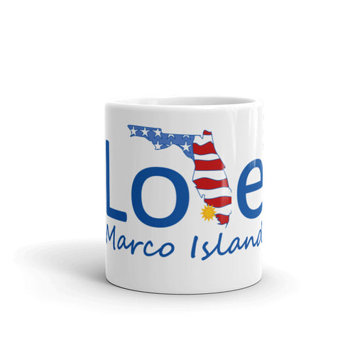 Love Marco Island, Florida and the USA Coffee Mugs