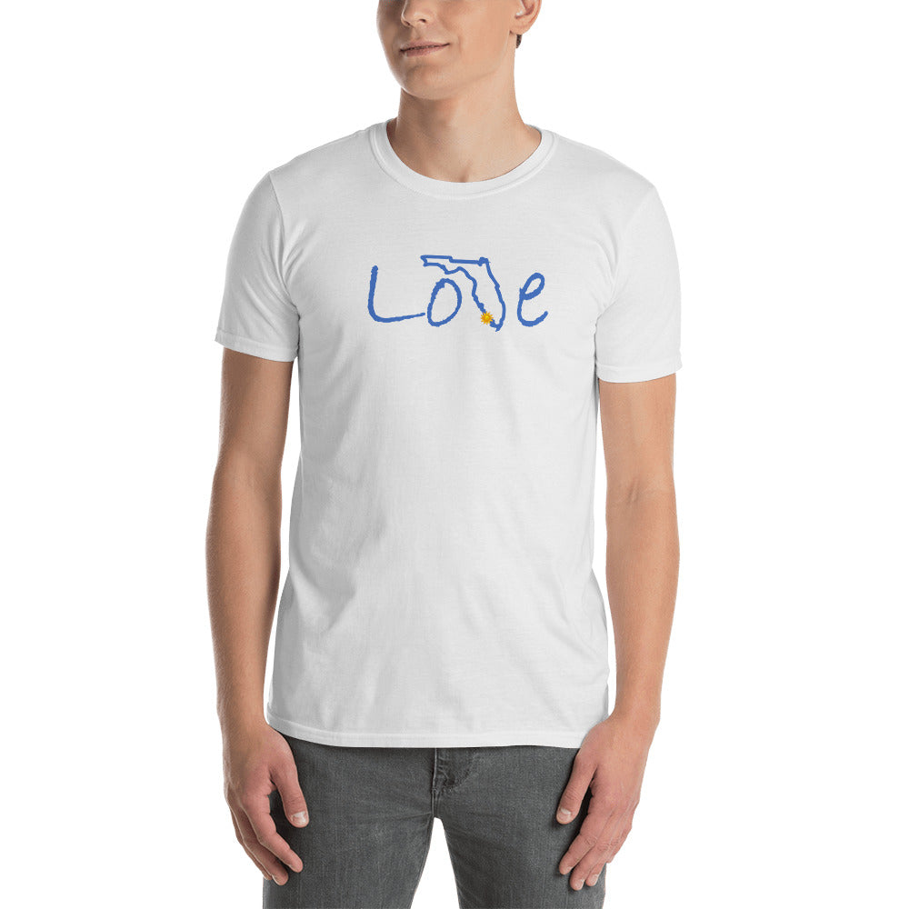 Unisex Script Love Florida Short-Sleeve T-Shirt