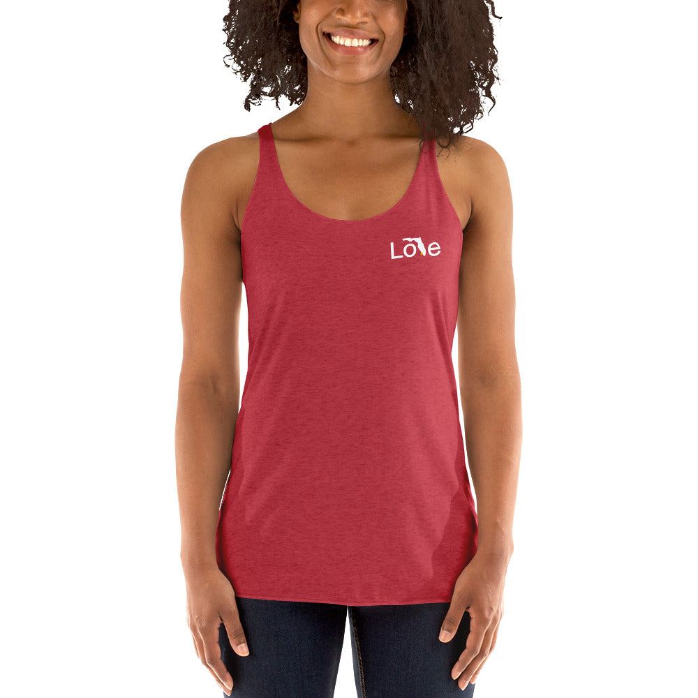 Women's Lightweight Flo Sleeveless Tank Top in Red