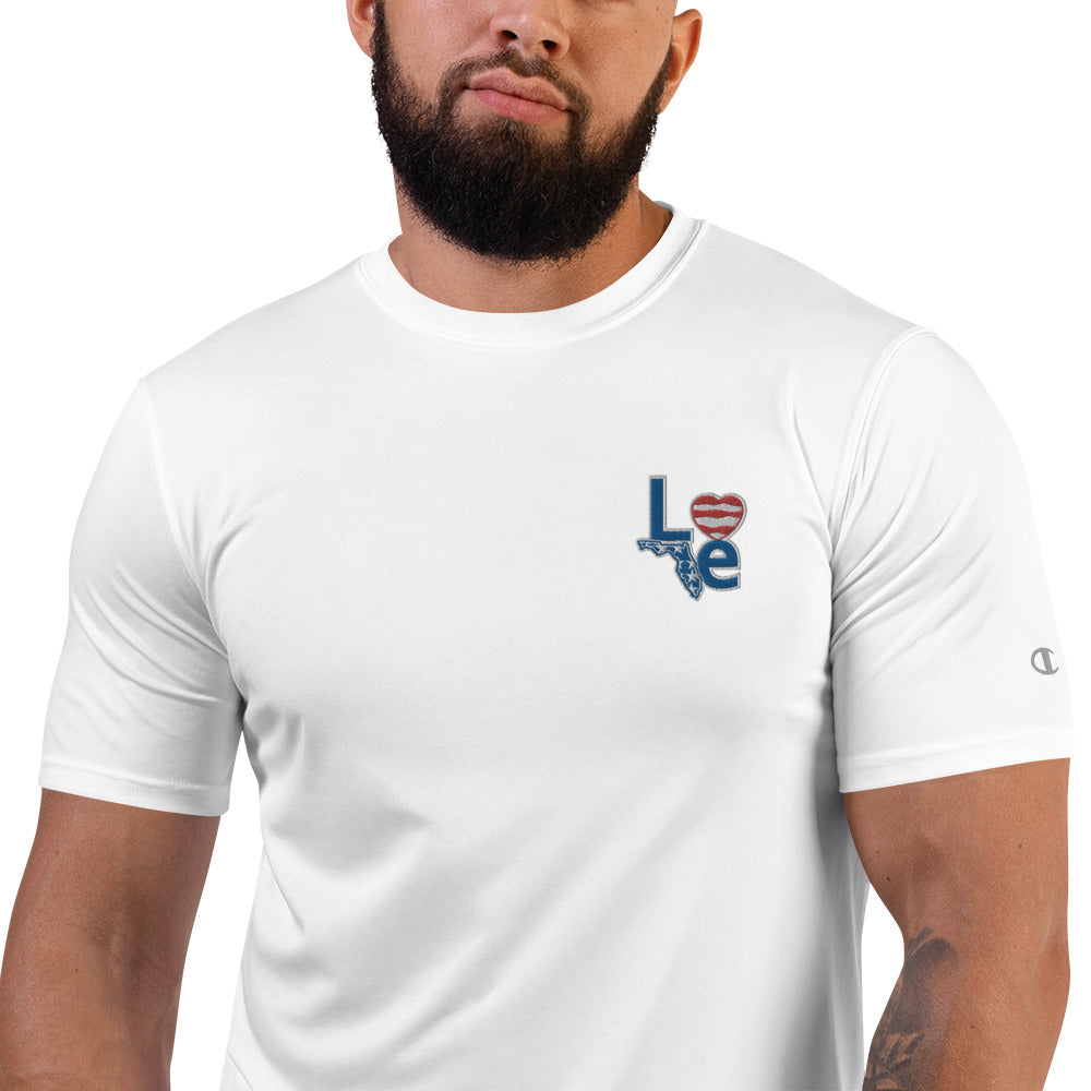 Love Florida Embroidered Champion Performance T-Shirt