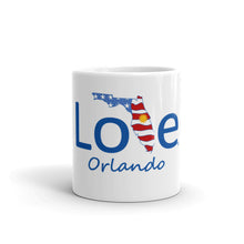 Load image into Gallery viewer, Love Orlando, Florida, and the USA coffee mug