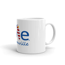 Load image into Gallery viewer, Love Jacksonville, Florida, and the USA coffee mug