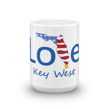 Load image into Gallery viewer, Love Key West, Florida and the USA Coffee Mugs