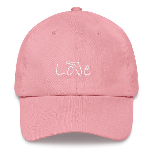 Women's Love Florida Script Chino Cotton Twill Hat