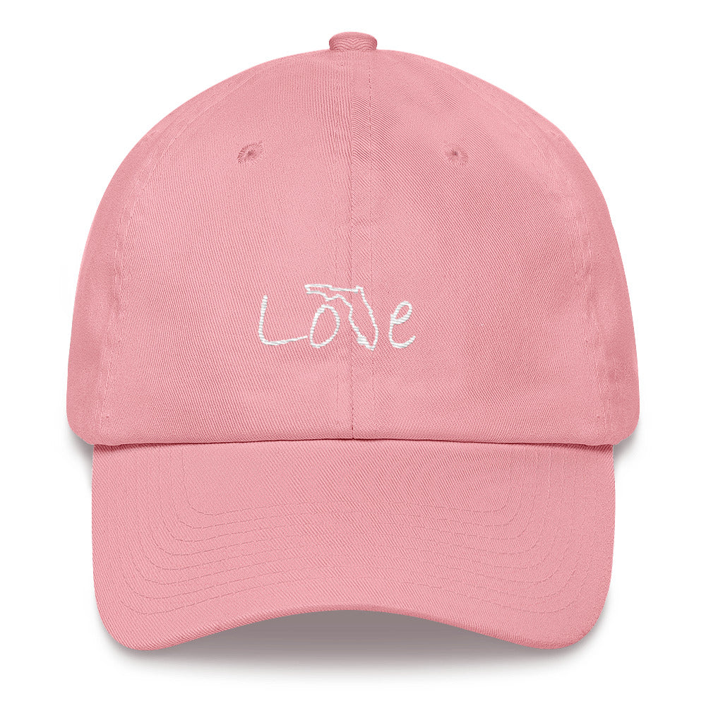 Women's Love Florida Script Chino Cotton Twill Hat