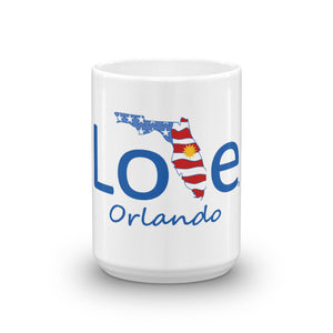 Love Orlando, Florida, and the USA coffee mug