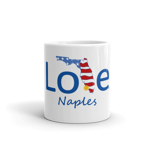 Love Naples, Florida and the USA coffee mug