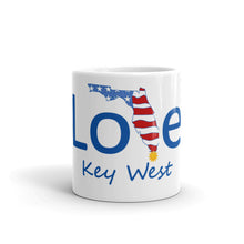 Load image into Gallery viewer, Love Key West, Florida and the USA Coffee Mugs