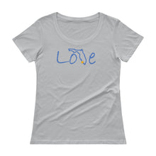 Load image into Gallery viewer, Ladies&#39; Script Love Florida Scoopneck T-Shirt