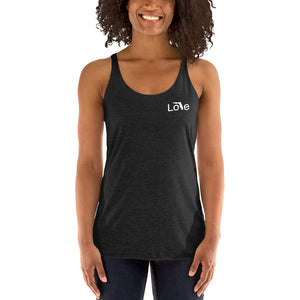 Women's Simple Love Florida Racerback Tank